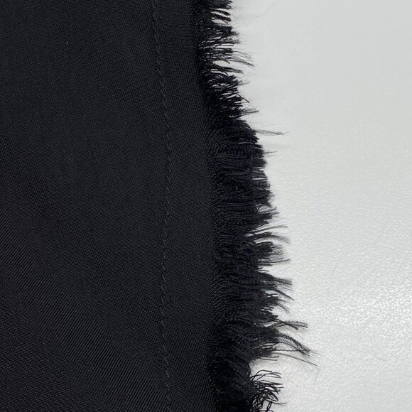 Sanctamuerte Women’s Girocollo Frayed-Trim Short Sleeve T-Shirt Black Size XS - Picture 11 of 11